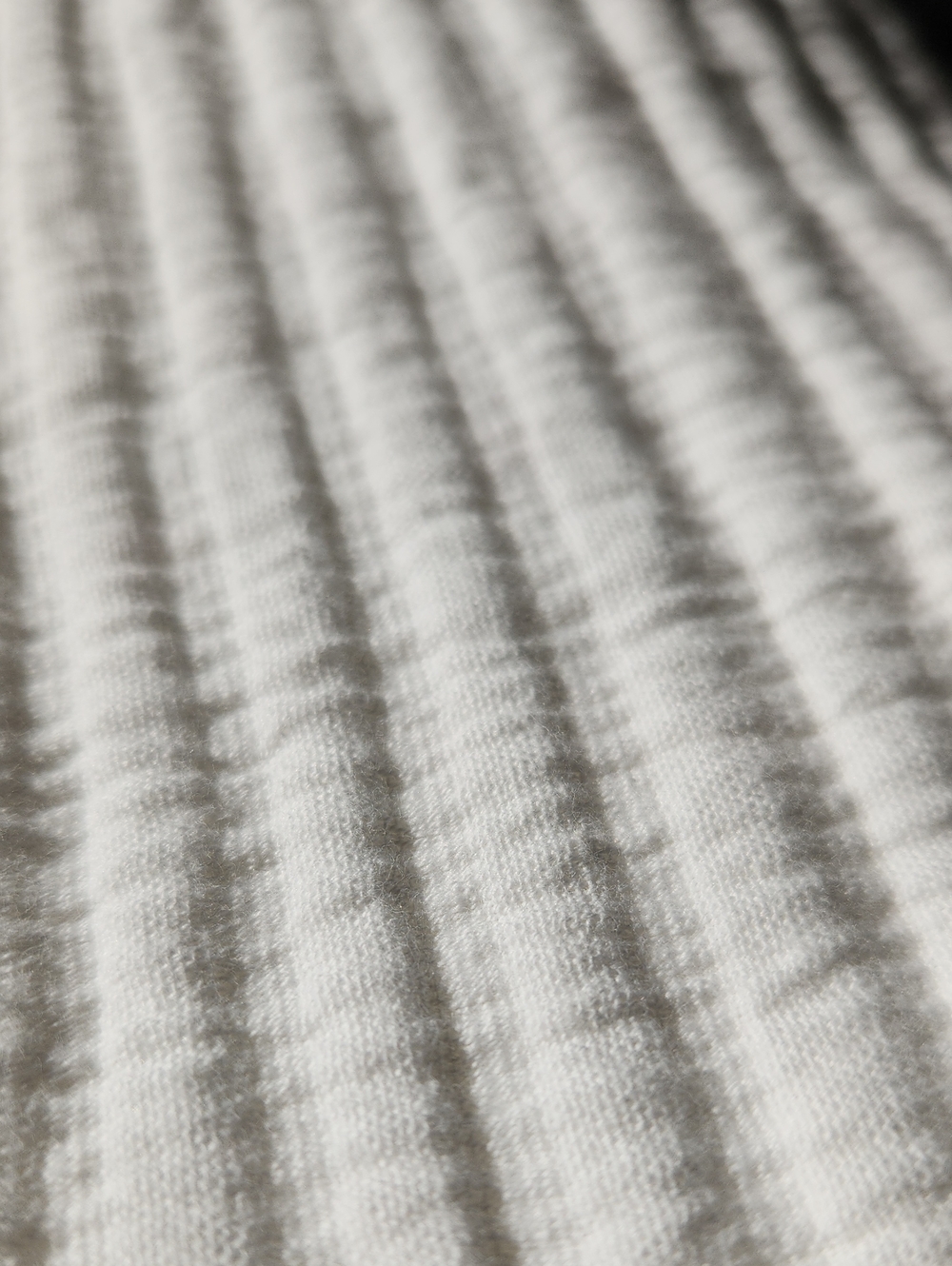 Quince White Matelasse Cotton Sham Set Of 2, Like New
